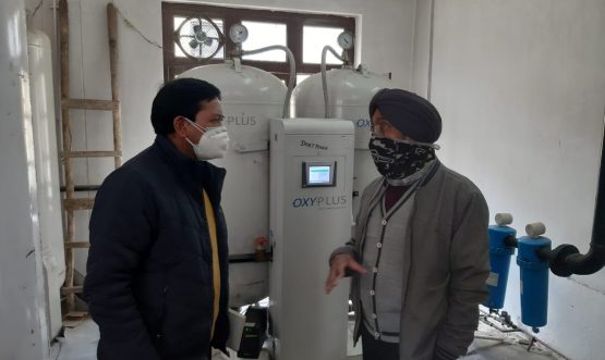 Officials inspect oxygen plants in Leh to take stock of standby power supply