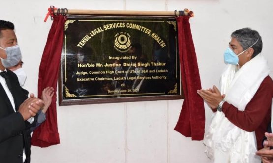 Justice Thakur inaugurates Tehsil Legal Services Committee at Khaltse