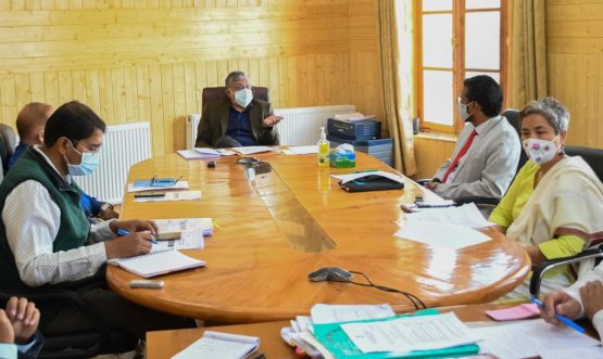 Advisor Ladakh chairs first steering committee meeting of RGSA