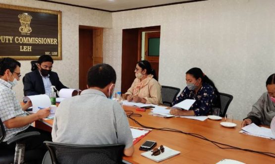 DC Leh reviews Annual Action Plan 2021-2022 of NYK Leh