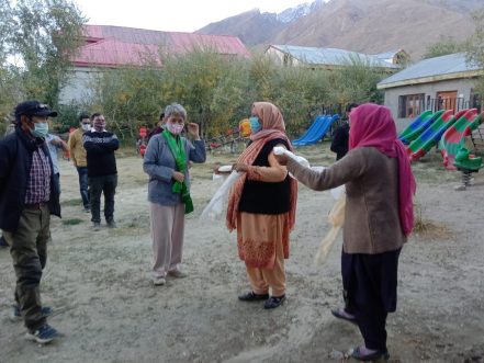 Secretary Padma Angmo inspects functioning of ICDS centres at Zanskar Sub Division (2)