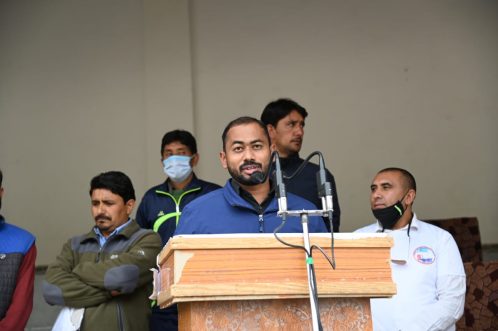 DC Santosh Sukhadeve kick starts 1st UT Ladakh Athletics Championship 2021 (2)