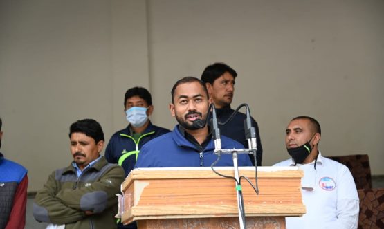 DC Santosh Sukhadeve kick starts 1st UT Ladakh Athletics Championship 2021 (2)