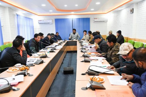 CEC Feroz Khan takes stock of physical, financial progress of works under Subsidy Component (3) – Copy