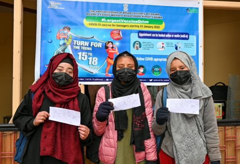 540 children between 15-18 years inoculated in Kargil (6)