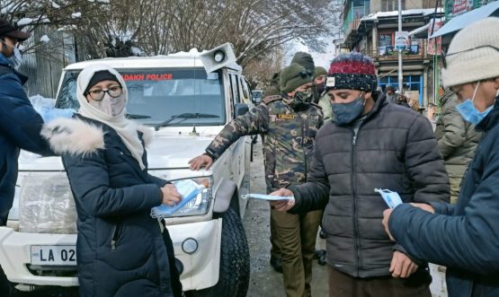 Free mask distribution drive held in Sankoo (3)