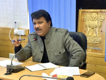 CEC Feroz Khan reviews development activities of Silmo constituency (3)