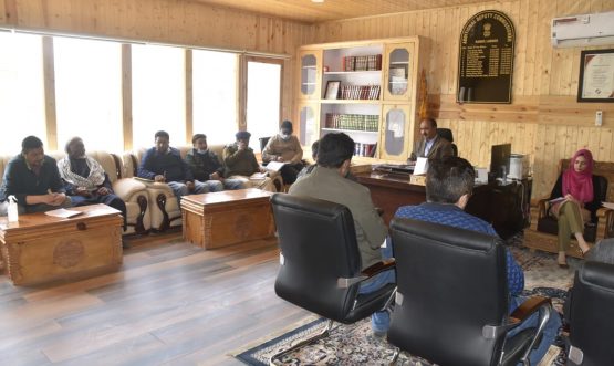 EC Mohsin Ali chairs meeting with Divisional Forest Officer, elected representatives on afforestration plan for NH 301 (5)