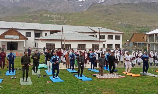 International Yoga Day celebrations held at Shakar Chiktan, Shargole, Drass, Zanskar, Taisuru (5) (1) (1)