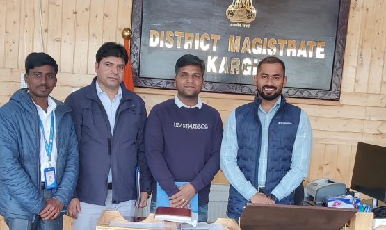 Scientists hold meet with DC Santosh for implementation of Popularization of Mulberry Sericulture project in Kargil (1) (1)