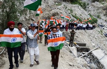 Har Ghar Tiranga in -Turtuk village