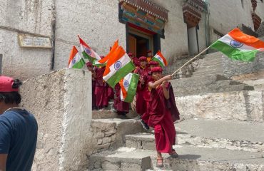 Har Ghar Tiranga at Hemis Monastery