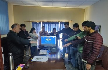 Pledge taking ceremony by NIC Officers on Vigilance Awareness Week.