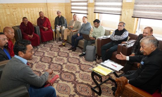 Diskit Monastery delegation