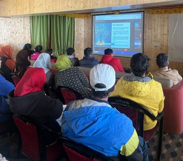 User awareness session on NDLI held at GDC Drass
