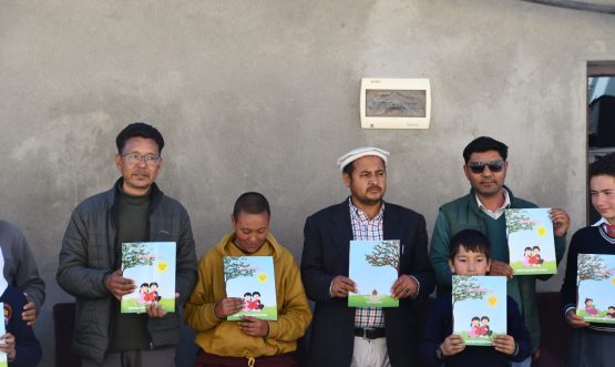 Govt. Model Middle School Biathang inaugurates Egay Classes, launches textbooks in Egay script.
