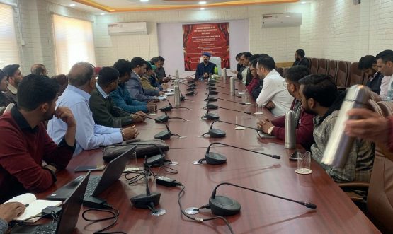 CEC Dr Jaffer Akhoon launches SMS-based power billing system for Kargil district.