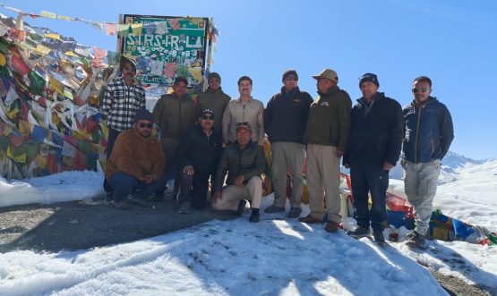 SDM Khaltse visits Lingshed and Fotoksar Gonpas to Reviews Preparations for Upcoming Visit of His Holiness Drikung Kyabgon Chetsang Rinpoche.
