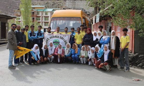 Principal GDC Drass Flags Off College Handball and Archery Teams for Ladakh University Sports Meet