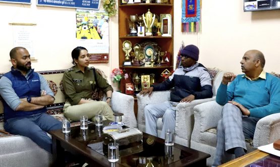 Deputy Commissioner Santosh Sukhadeve Oversees NEET Examination Centre Preparations in Leh.