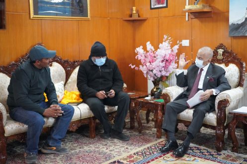 Delegation from Stod area calls on Hon’ble Lt Governor Brig (Dr) BD Mishra (Retd).