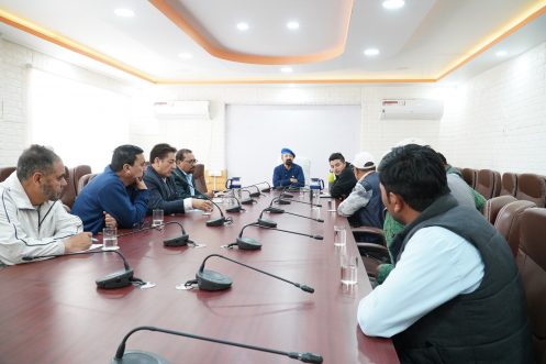 CEC Kargil Dr. Mohd Jaffer Akhoon Reviews Progress of Sodh Lift Irrigation Project.