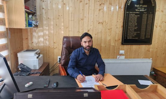 Shri Jahangeer Akhone, a JKAS officer, has been transferred and posted as Assistant Commissioner Revenue, Kargil, with the additional charge of Deputy Director Employment, Kargil.