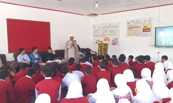 As part of ‘’Nasha Mukt Bharat Abhiyan’’, Awareness Program held at Govt. High School Poyen.