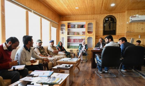 ADC Imteeaz Kacho chairs district-level NCORD meeting to combat drug abuse.