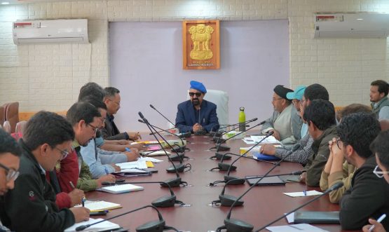 CEC Dr. Mohd Jaffer Akhoon Reviews Ongoing Development Schemes in SVD Sankoo Subdivision.