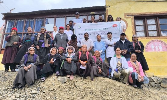 Block Medical Officer Khaltse Organizes Medical Mobile Unit Camp at Urbis Village.