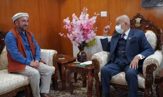 Activist Sajjad Kargili calls on Hon’ble Lt Governor Brig (Dr) BD Mishra (Retd)