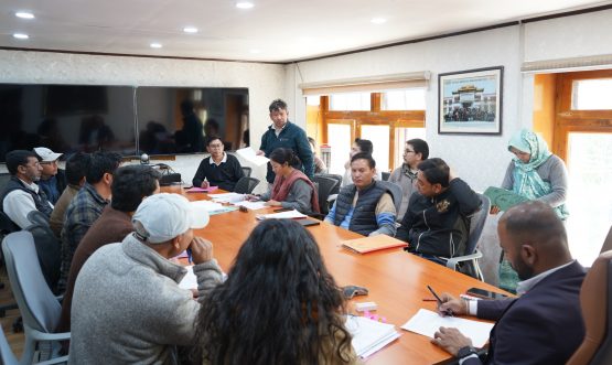 DPC under chairmanship of DC Leh @santoshsukhadeve approved 20 time bound & 19 functional promotions of various departments.