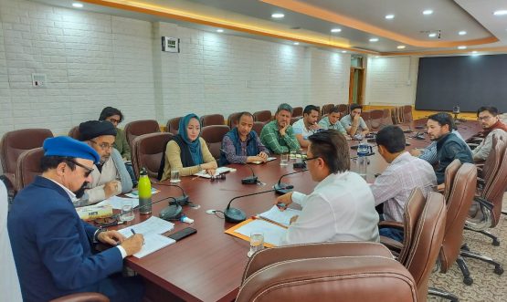 CEC Dr Jaffer reviews functioning of Animal Husbandry Department Kargil.