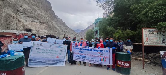 World Environment Week in Nubra was organized by Forest Ecology and Environment Department.