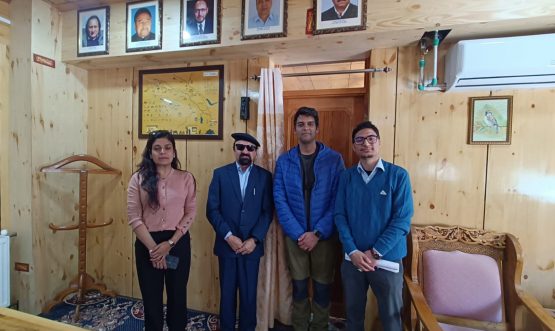 CEC Kargil addresses various issues in meeting with Administrative Secretary Bhupesh Chaudhary and Administrative Secretary Shashanka Ala.