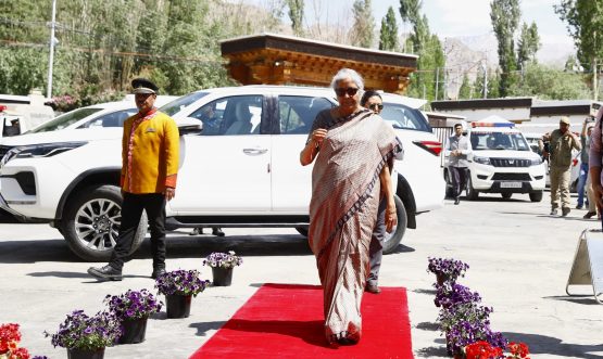 Hon'ble Union Finance Minister Nirmala Sitharaman visits Leh