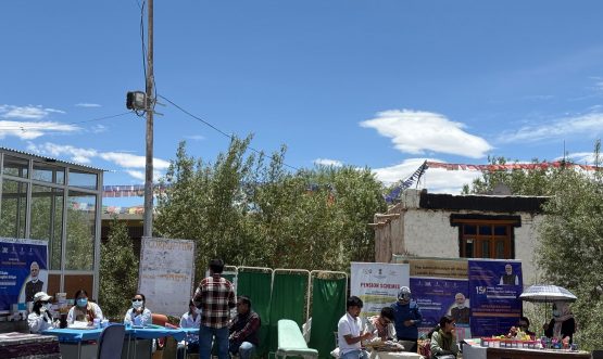 Dharti Aaba Abhiyan – Awareness & Benefit Saturation Camp held successfully at Nyoma today.
