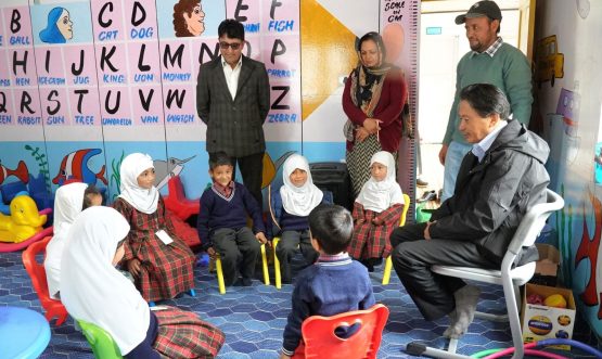 Executive Councillor Kacho Mohd Feroz Conducts Extensive Tour of Villages in Sankoo Subdivision to Address Public Concerns and Review Developmental Works.