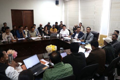 Director RDD holds Review Meeting of Centrally Sponsored Schemes, SDP, and GIA