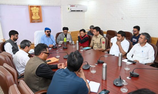 CEC Dr. Jaffer chairs meeting to review arrangements for Moharram.