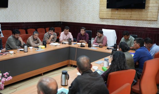 DC Leh convenes Introductory meeting with District Officers of Leh District.