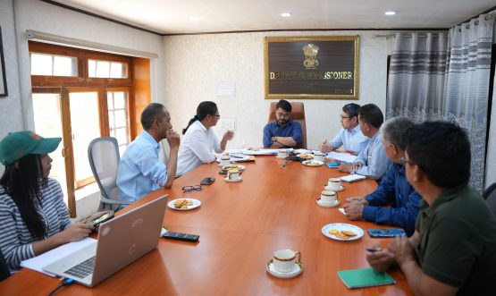 DC Leh Chairs Coordination Committee Meeting on Horticulture Development Plan under MIDH