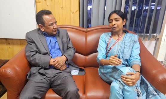 Dr. Iftikhar Hussain, Director, Sheep Husbandry Department, UT Ladakh, briefed Smt. Padmini Singla, IAS, Joint Secretary, Ministry of Textiles, Government of India,
