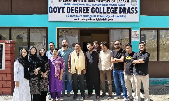 Government Degree College Drass welcomes New Principal.