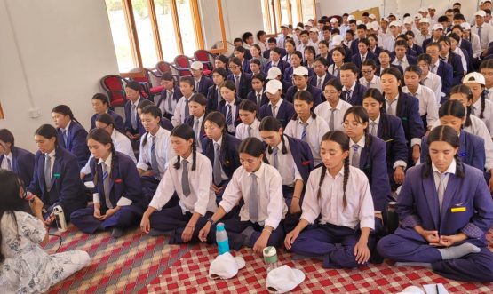90th birth anniversary of His Holiness the 14th Dalai Lama, Higher Secondary School Khaltsi conducted a special SEE Learning (Social, Emotional, and Ethical Learning) session on 4th July 2025.
