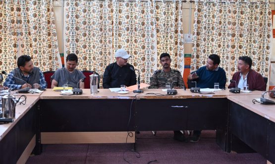 Preparations Reviewed Ahead of His Holiness the 14th Dalai Lama's Visit to Zanskar.