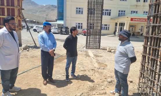 CEC Dr. Jaffer Visits District Hospital Kargil, Reviews Healthcare Facilities and Infrastructure.