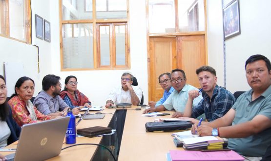 High-Level Meeting Convened to Accelerate TB Mukt Panchayat Initiative in Ladakh.