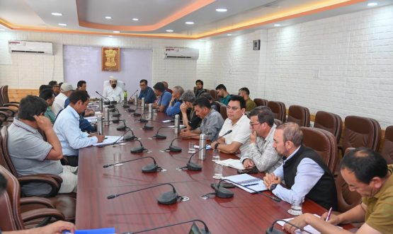 CEC Kargil Chairs Meeting to Review Arrangements for Visit of His Holiness the 14th Dalai Lama to Zanskar.
